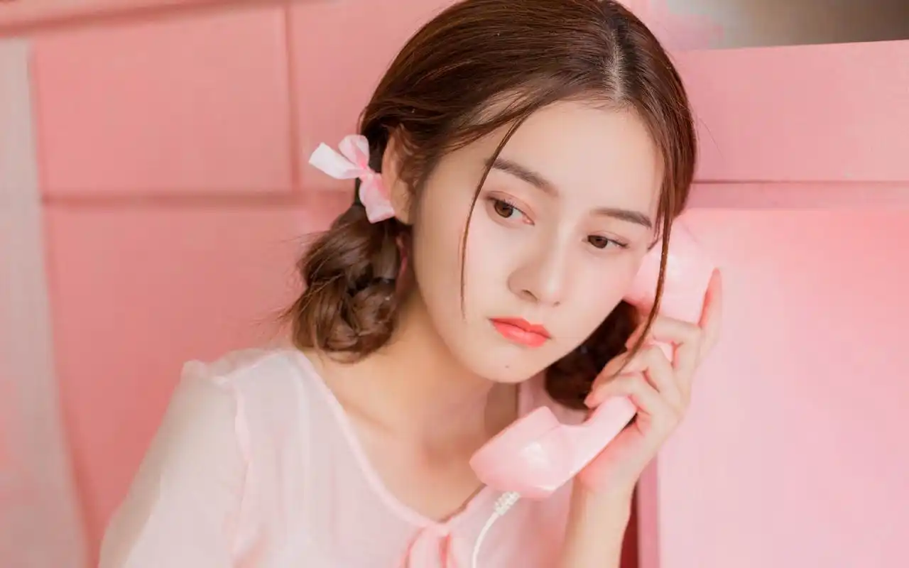 双马尾甜美少女治愈系写真唯美图片壁纸