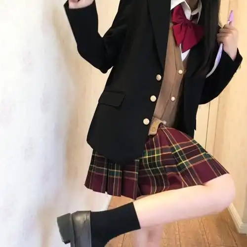 jk女头,穿短裙的小姐姐,jk女生头像