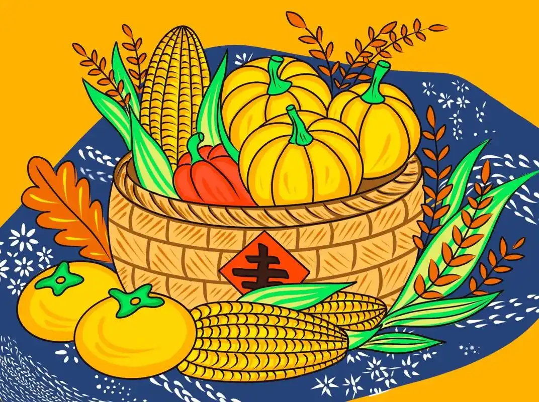 秋天 是丰收的季节.#创意美术 #简笔画 #儿童画 #图文伙 - 抖音