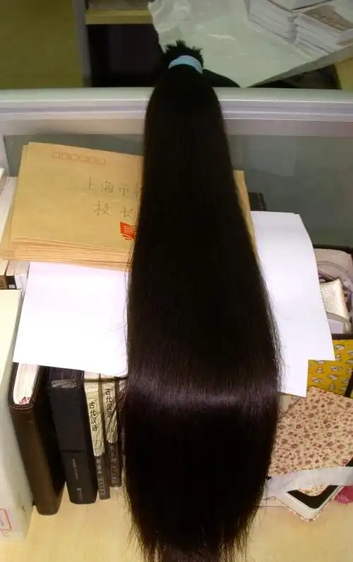 77公分的长发被妈妈剪下(11)