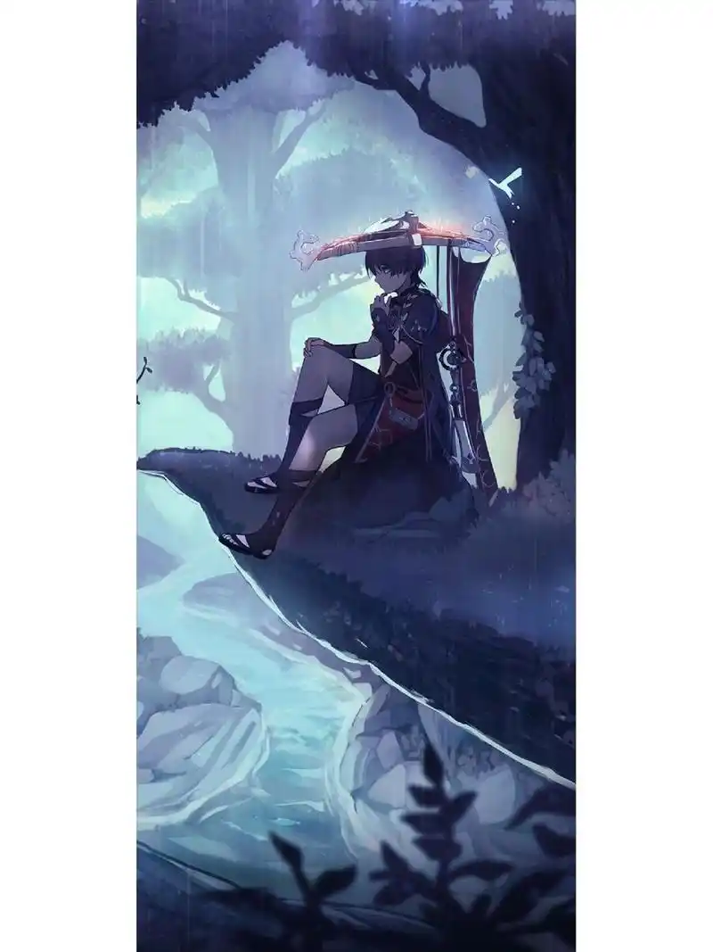 【原神竖屏壁纸】『散兵』① 90十连双黄美图来源于网络,无商用侵删