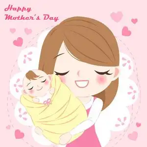 母亲节漫画卡通母亲节快乐照片