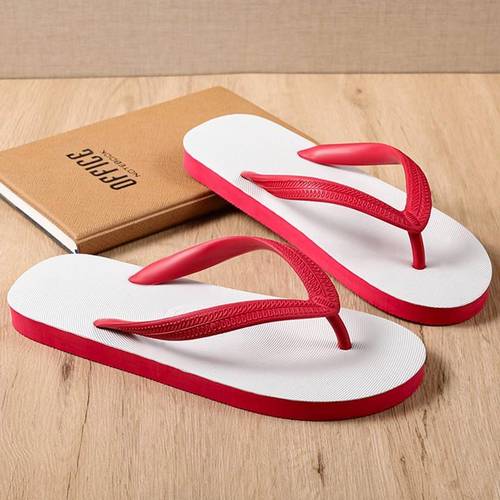 拖鞋男夏季人字拖潮外穿沙滩防滑五条人户外橡胶软底0330k