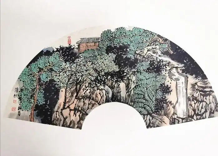 『最新』——山水画名家满维起扇面欣赏