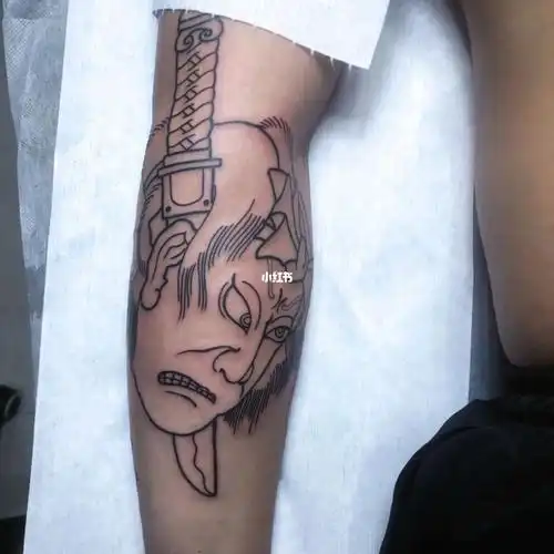 老传统生首线条完成