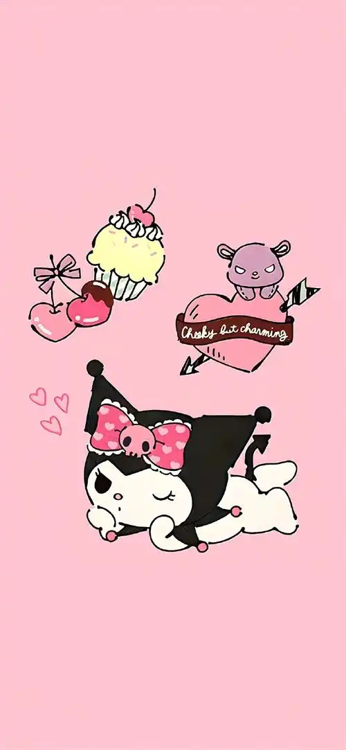 粉色系少女壁纸