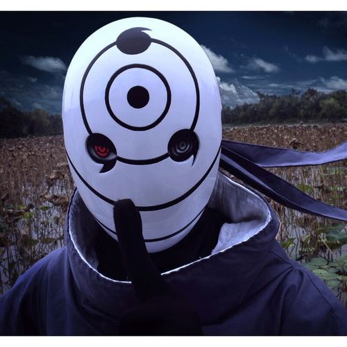 好沐音(haomuyin)白面具带土cos宇智波带土三眼黑之契约者斑阿飞暗