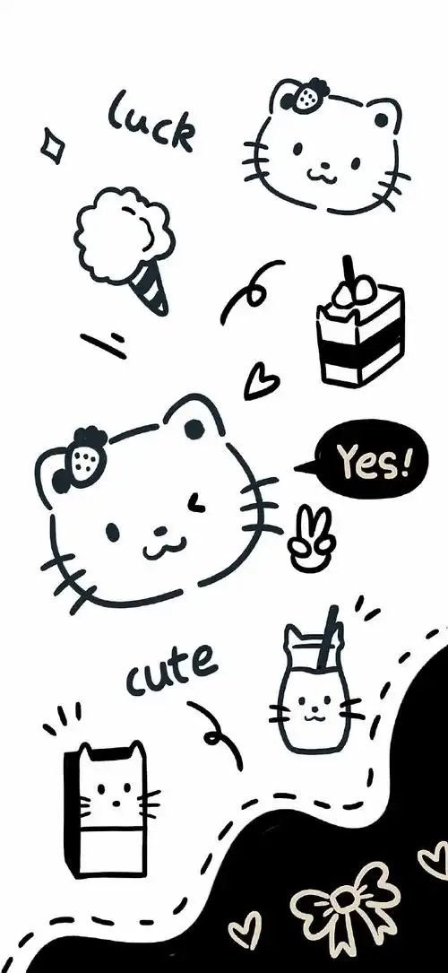 一些简约风黑白壁纸