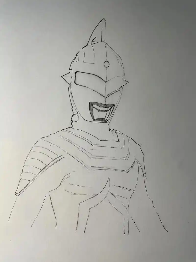 手绘 #临摹 #画渣日常 #奥特曼#赛文奥特曼 人类也好, - 抖音