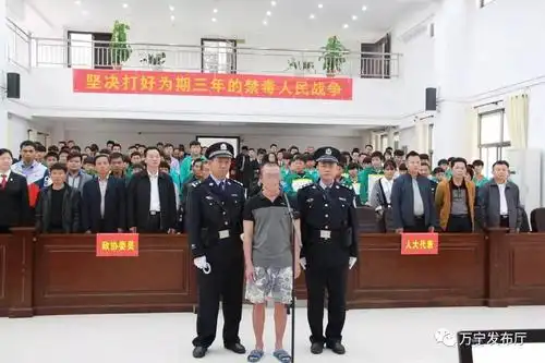 人大代表,政协委员,村委会干部,村民,学生参加毒品案件集中宣判大会