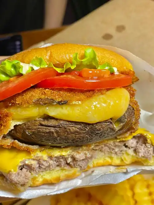 shakeshack这这这这爆浆芝士谁能忍啊