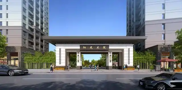 创凡设计│居住小区大门景观的人性化设计研究及表现