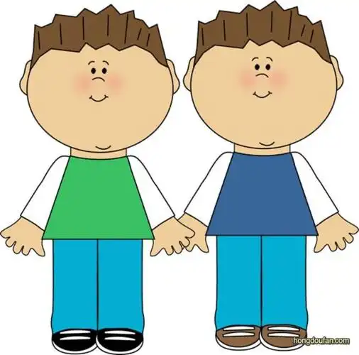 我们班有个双胞胎哥哥弟弟双胞胎简笔画大全