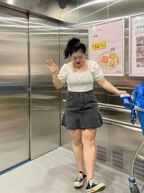 ootd160斤0469斩女不斩男显瘦辣妹鱼尾裙