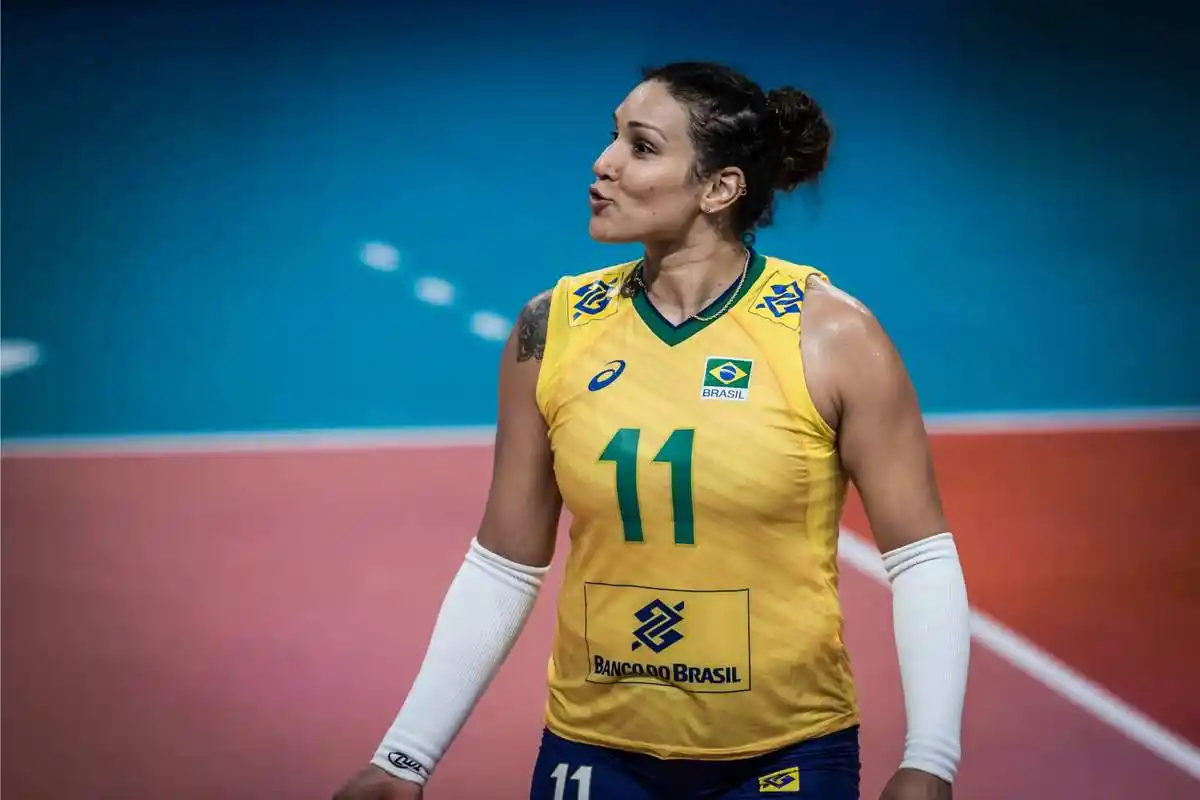 2021世界女排联赛半决赛战罢美国与巴西顺利会师决赛