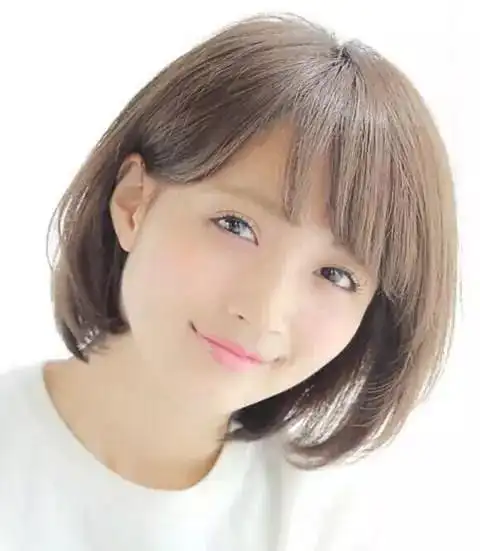 短发少女逆袭-今夏最时尚波波发x眉上刘海_发型