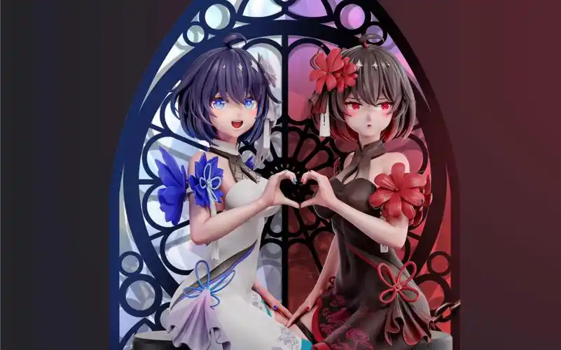 彼岸双生 墨染镜华,arctic wolf工作室希儿