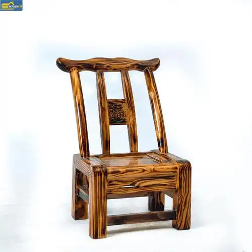 木椅椅子背椅农村家用成人矮款老式小带扶手餐椅