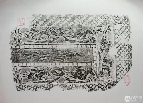 汉砖拓片作品欣赏