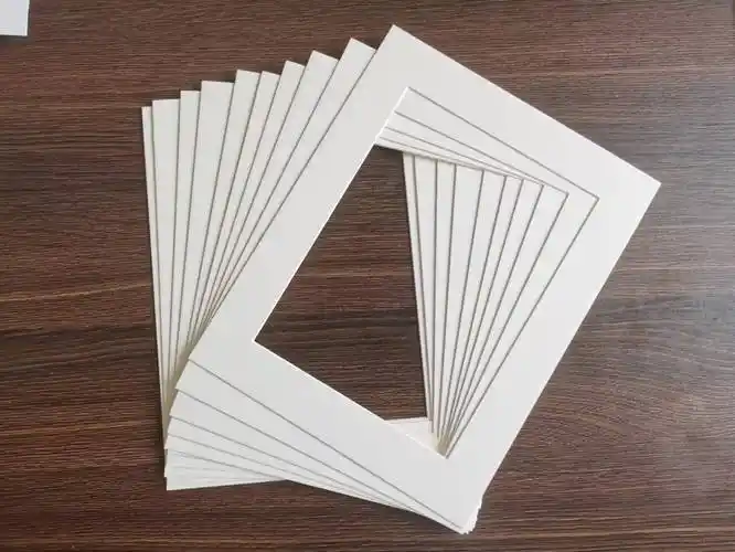 相框照片装裱白卡纸7寸到16寸内衬卡纸diy开孔