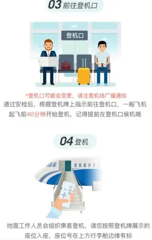 第一次坐飞机详细流程 第一次坐飞机注意事项