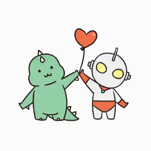 奥特曼怪兽|情侣头像 呆萌呆萌的奥特曼和小怪兽 - 知乎