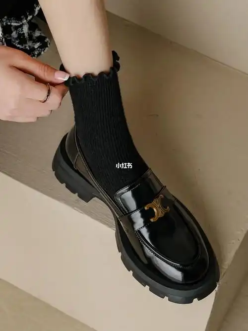 日系jk厚底小皮鞋搭配堆堆袜太好看了