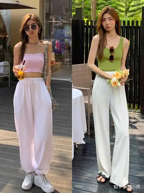 阔腿裤是这个夏天的最强王者遮肉显瘦还百搭腿粗女生最爱
