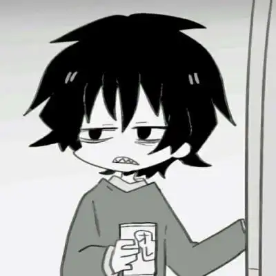 黑白系特别可爱的动漫头像男,男生头像图片