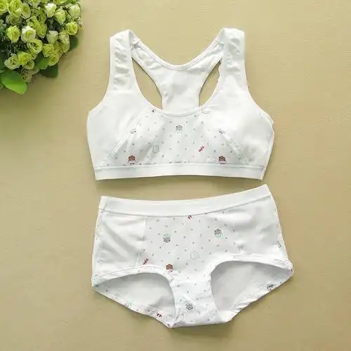 女童文胸胸罩女大童抹胸内衣发育期9-12岁学生胸衣儿童装小背心