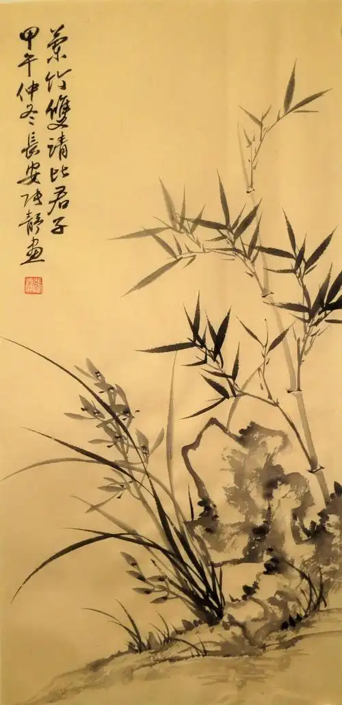 兰花国画 - 美篇