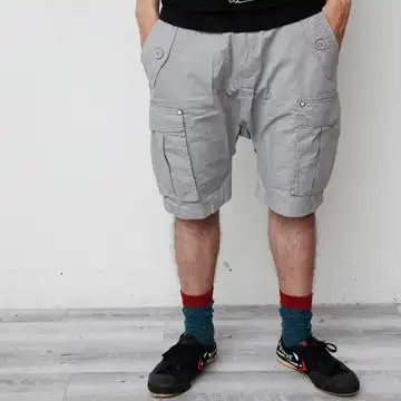 【★spring sale】pizza cut five 低档休闲短裤-男女适穿-灰