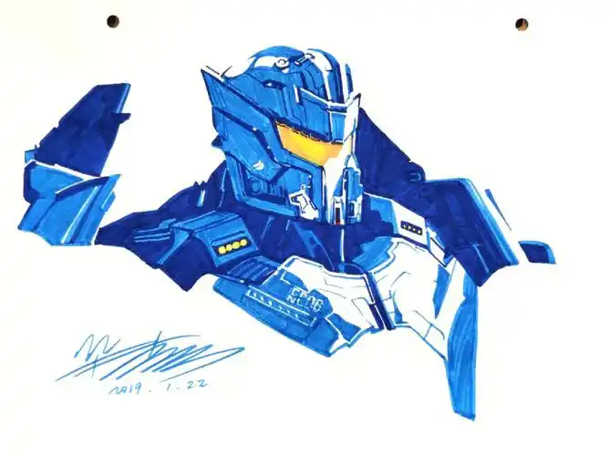 复仇流浪者作画步骤