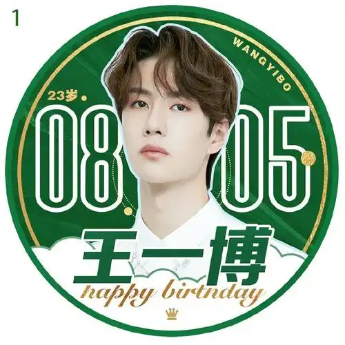 一博粉丝后援会的生日应援,头像投票,大家可以去看看,美工辛苦了.