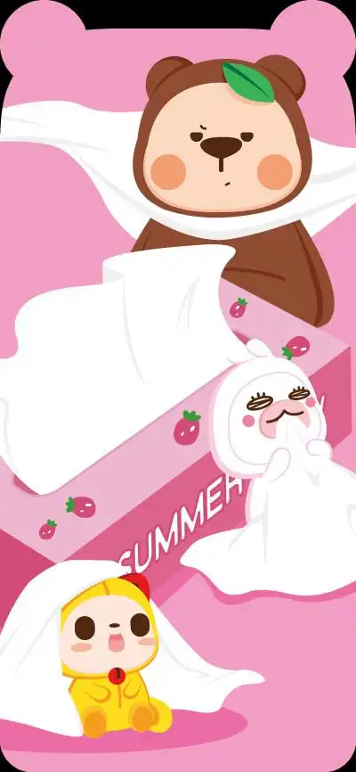 自制iphone x 超清耳朵手机壁纸★【新浪微博:高清无水印iphone萌