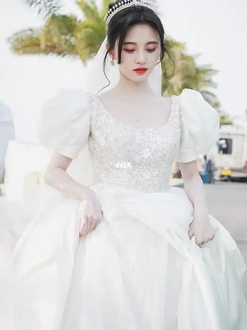 鞠婧祎婚纱照.好看!好看!_婚纱照_婚嫁_婚礼记录