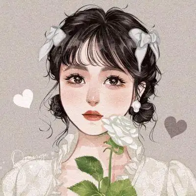 手绘女头啊_微信头像_我要个性网