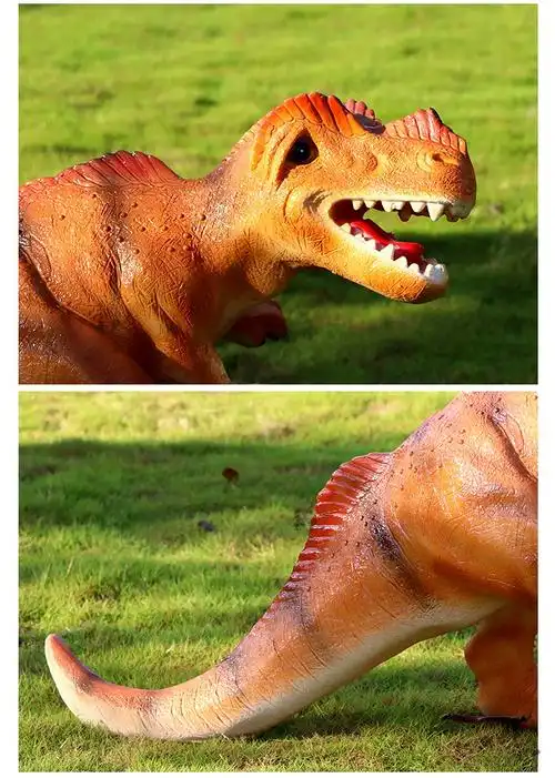 玻璃钢仿真恐龙小型 大型动物装饰仿真玻璃钢恐龙摆件房地产公园商场