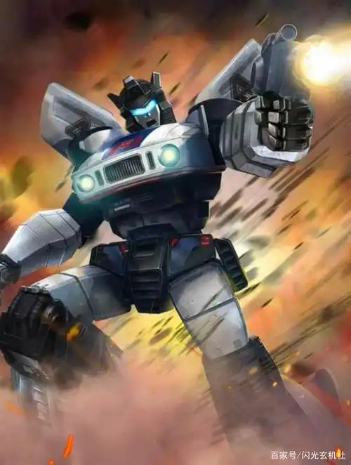 变形金刚动漫人物:tmtf重涂暴躁街区版博派汽车人-爵士