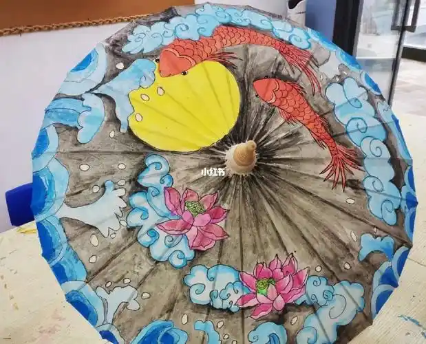 手绘油纸伞