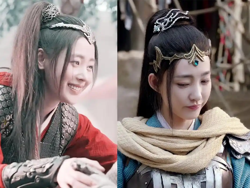 张天爱与王丽坤剧中"抢"杨洋,剧外拼衣品,却都爱卷裤脚!