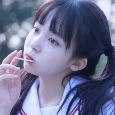 甜美女孩真人头像