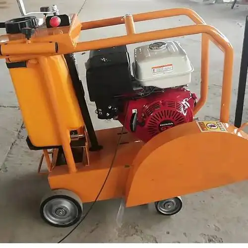 小型汽油路面切割机水泥路面切缝机混凝土水泥路面切割机汽油切路机