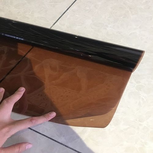 深茶色面包车贴膜 侧后档汽车防爆膜 汽车玻璃贴膜 太阳膜 隔热膜