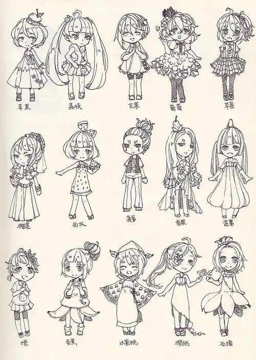 插画练习 | 水果拟人重绘