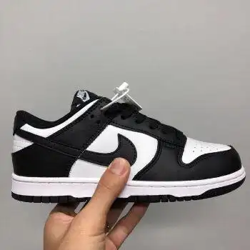 nike 耐克 黑白熊猫dunk男女时尚运动潮鞋 黑白色 42