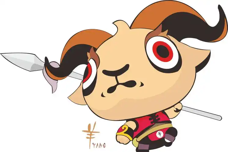 十二生肖羊1024x768分辨率查看