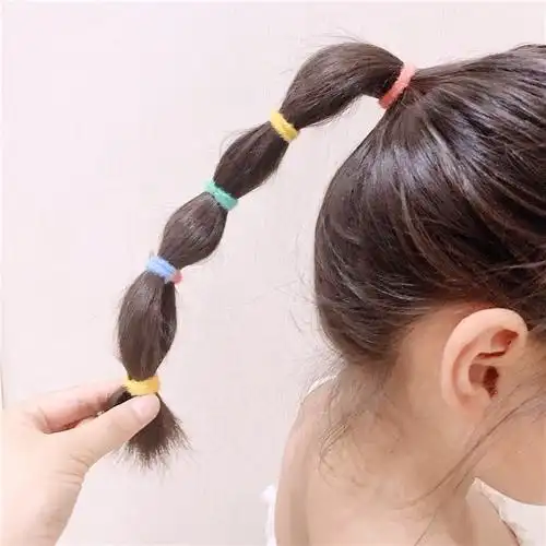 现货速发好用宝宝糖果橡皮筋儿童扎头发小发圈辫子高弹力不伤发发绳