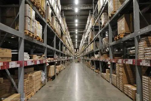 仓库里的货物图片