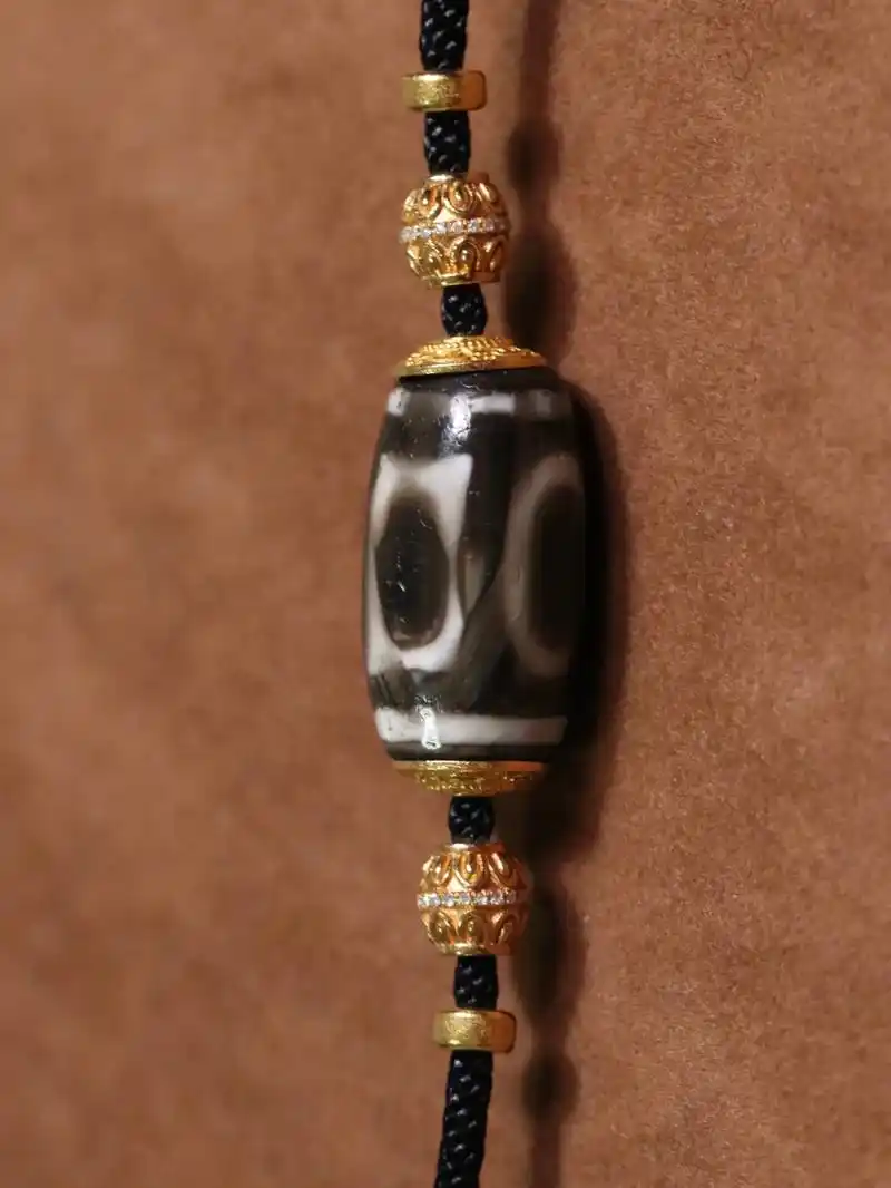 【顶级61四眼天地】四眼双天地天珠61少见顶级品质61手感 包浆